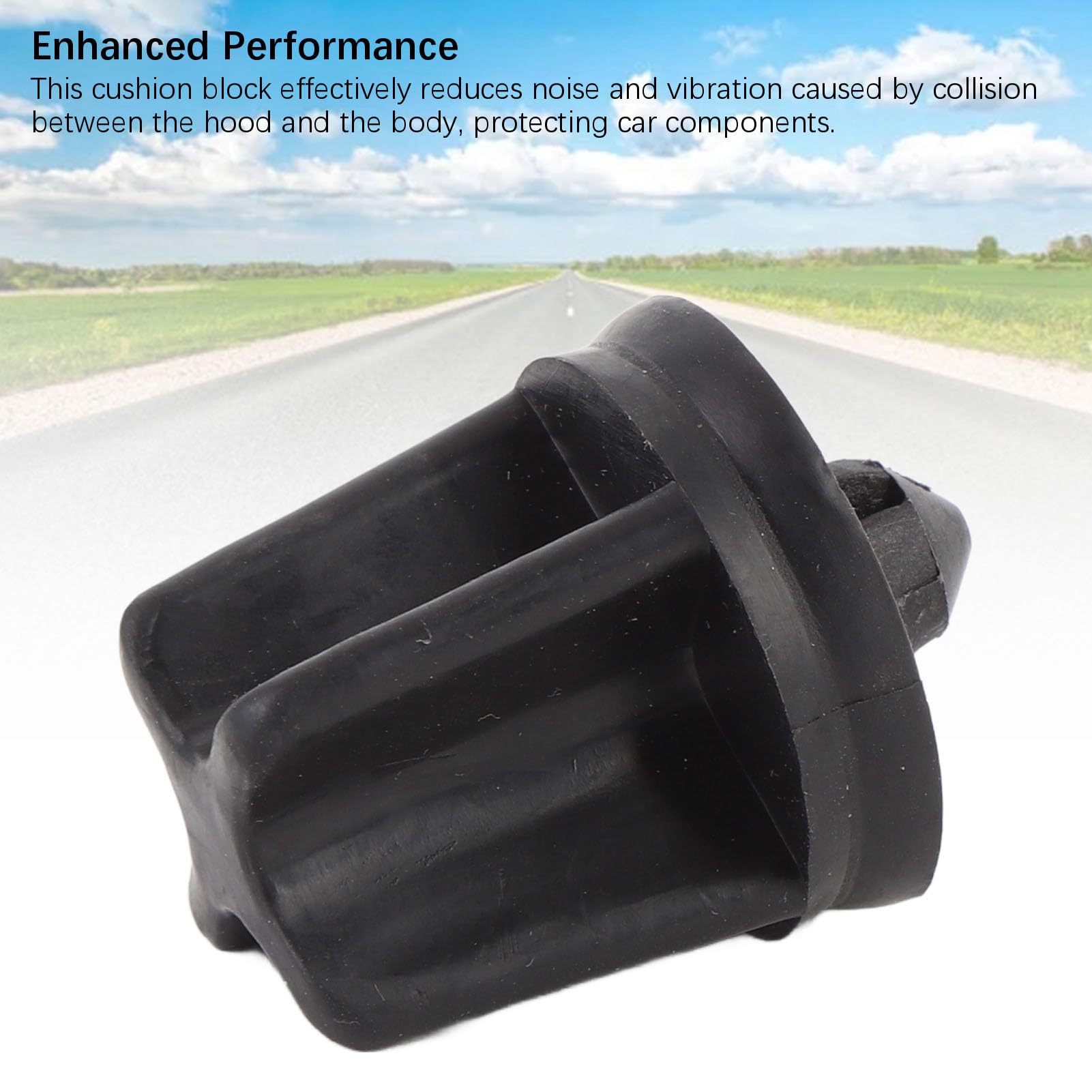 Bloc Tampon De Capot TBEST 873388 - Compatible Peugeot 2008, 4008, 5008, Citroën, DS - Réduit Vibrations, Caoutchouc - 5