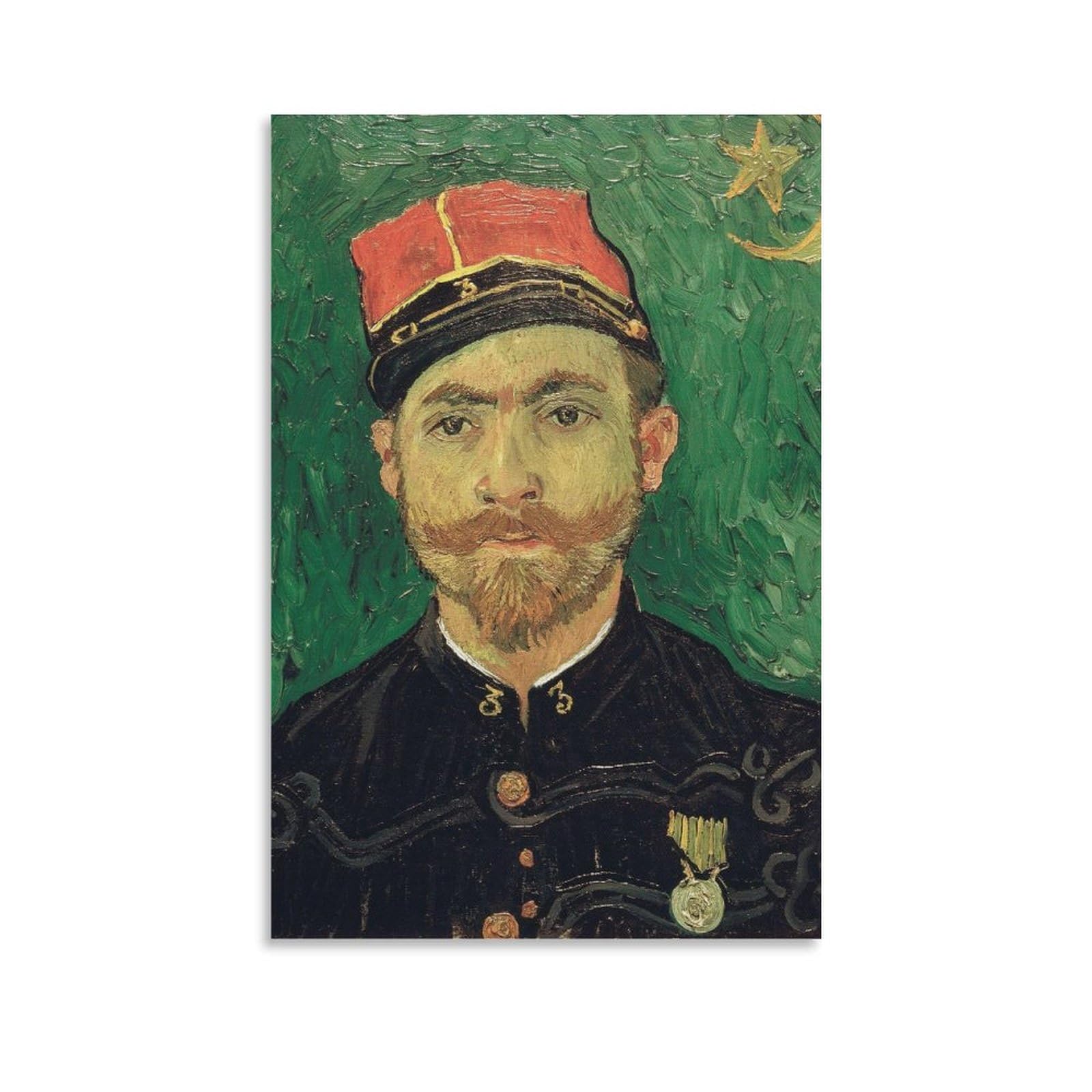 Portrait of Paul by Vincent Van Gogh Wall Art Prints Poster Canvas Art Poster And Wall Art Picture Print Modern Family Decor Posters 08x12inch(20x30cm)