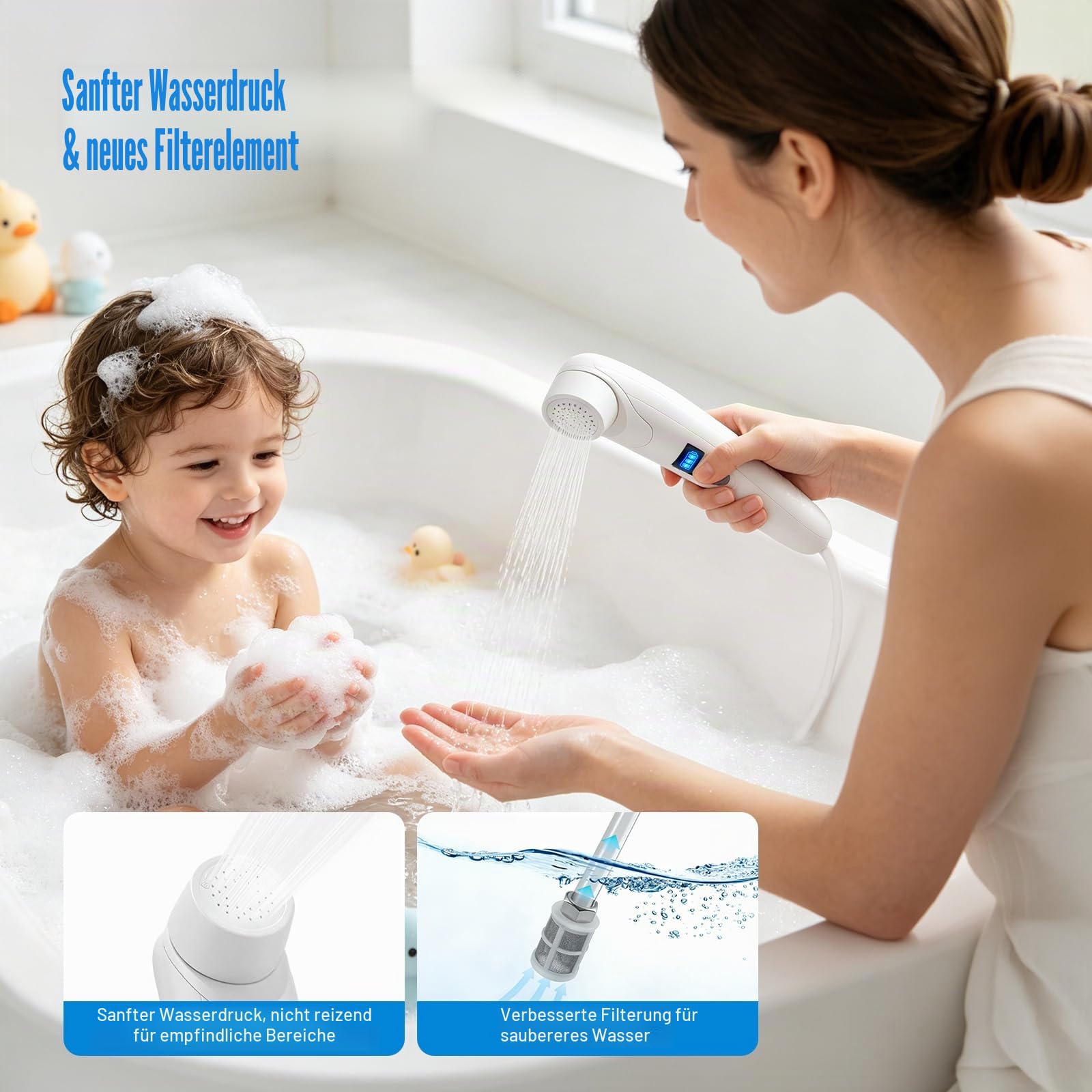 Bidet Portable 3L, Elektrische Po Dusche Elektrisch, Portable Bidet/Tragbares Bidet, Reise Bidet/Travel Bidet, Mobiles Bidet Intimdusche mit Wassertank für WC, Camping, Outdoor