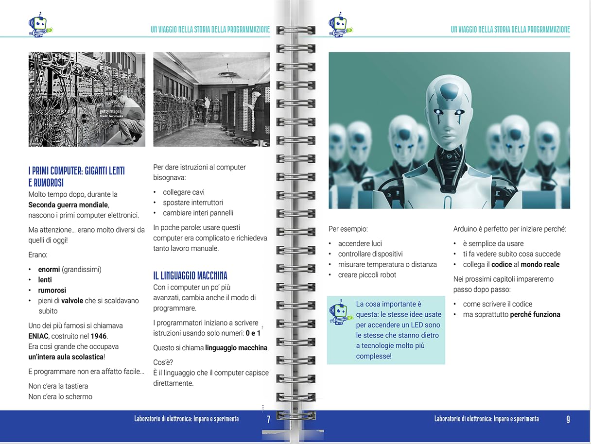 ELAB – Laboratorio STEM di Elettronica Volume 3 | Kit Didattico Coding con Arduino™ Nano R4 Originale, Manuale Guidato, Breadboard e Componenti per Progetti | Arduino™ Nano R4 Originale, Manuale Guidato, Breadboard, Componenti per Progetti