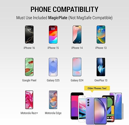 Miniatura 6 de SCOSCHE MagicMount Soporte de ventilación magnética para vehículos