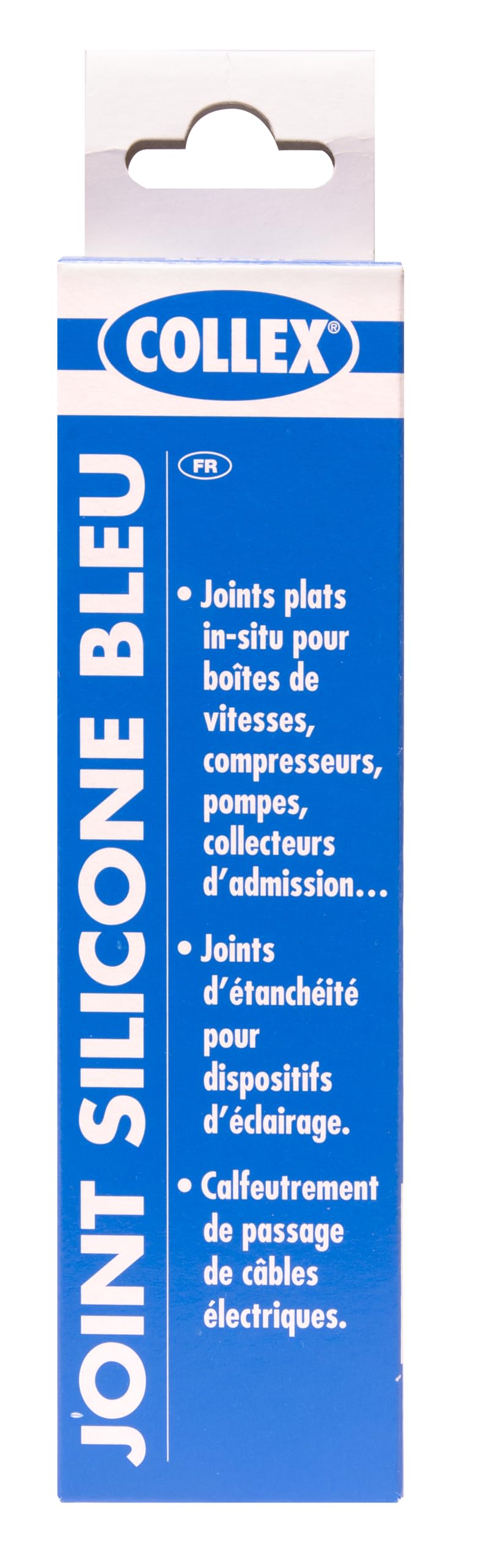 GEB Joint silicone bleu Collex spécial automobile pour l'étanchéité plane - 80ml