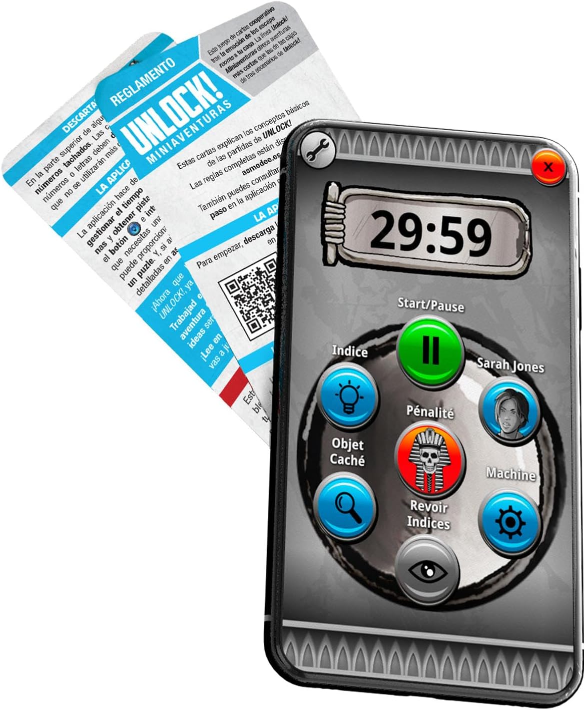 Space Cowboys Unlock! Miniadventures The Mummy Awakens - Card Game