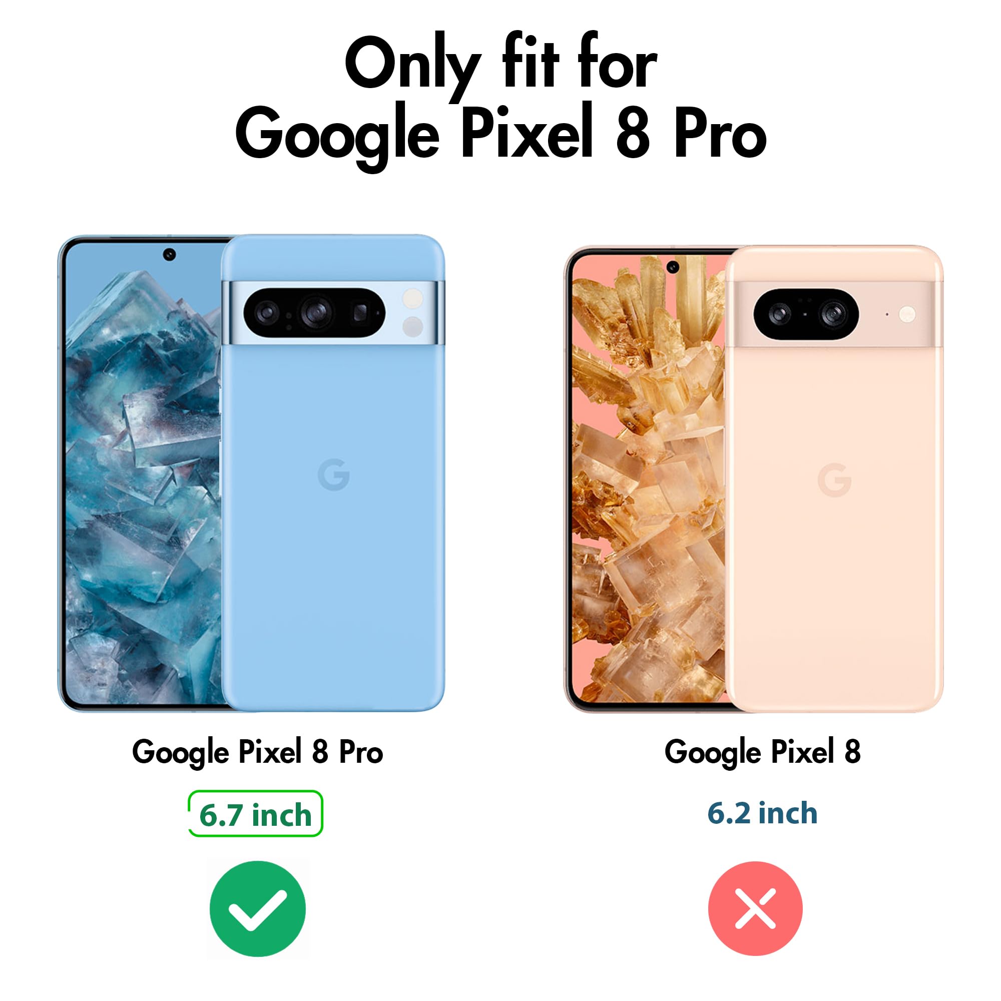 Arae Compatible with Google Pixel 8 Pro Case with Card Holder and Wrist Strap Wallet Flip Cover for Google Pixel 8 Pro 6.7 inch Men/Women, Kickstand, Wristlet, RFID Blocking,Litchi Black