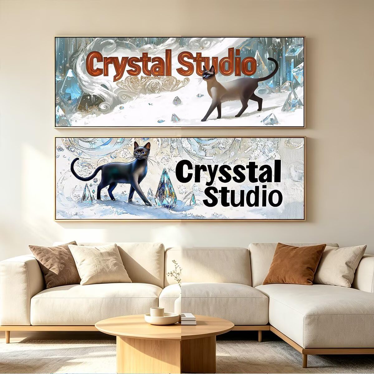 Diamond Painting Adulti, Diamond Painting Gatto 40x100cm, Regalo -708