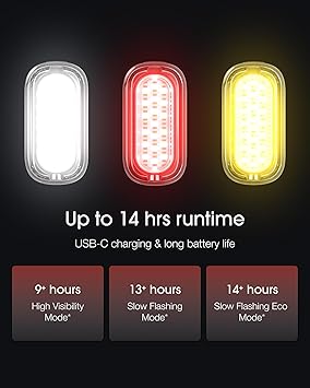 Lumos Basic Bike Light Kit(Firefly Mini - 2 Pack) & Turn Signal Mount