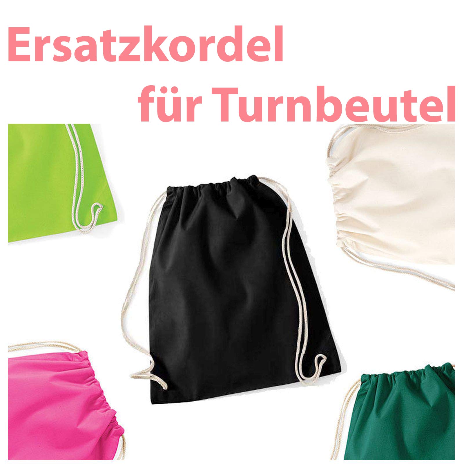 Cordoncino In Cotone 100% - Larghezza 8 Mm | Per Borse, Abbigliamento E Fai-Da-Te | Diversi Colori E Lunghezze - Foto 4