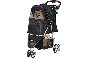 Foldable Pet Cart: Unleash Adventure for Your Furry Companion