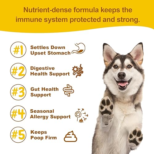 Miniatura 5 de Fur Baby Wellness Probióticos para perros  Salud digestiva, enzimas digestivas para la flora intestinal, la diarrea y el apoyo intestinal