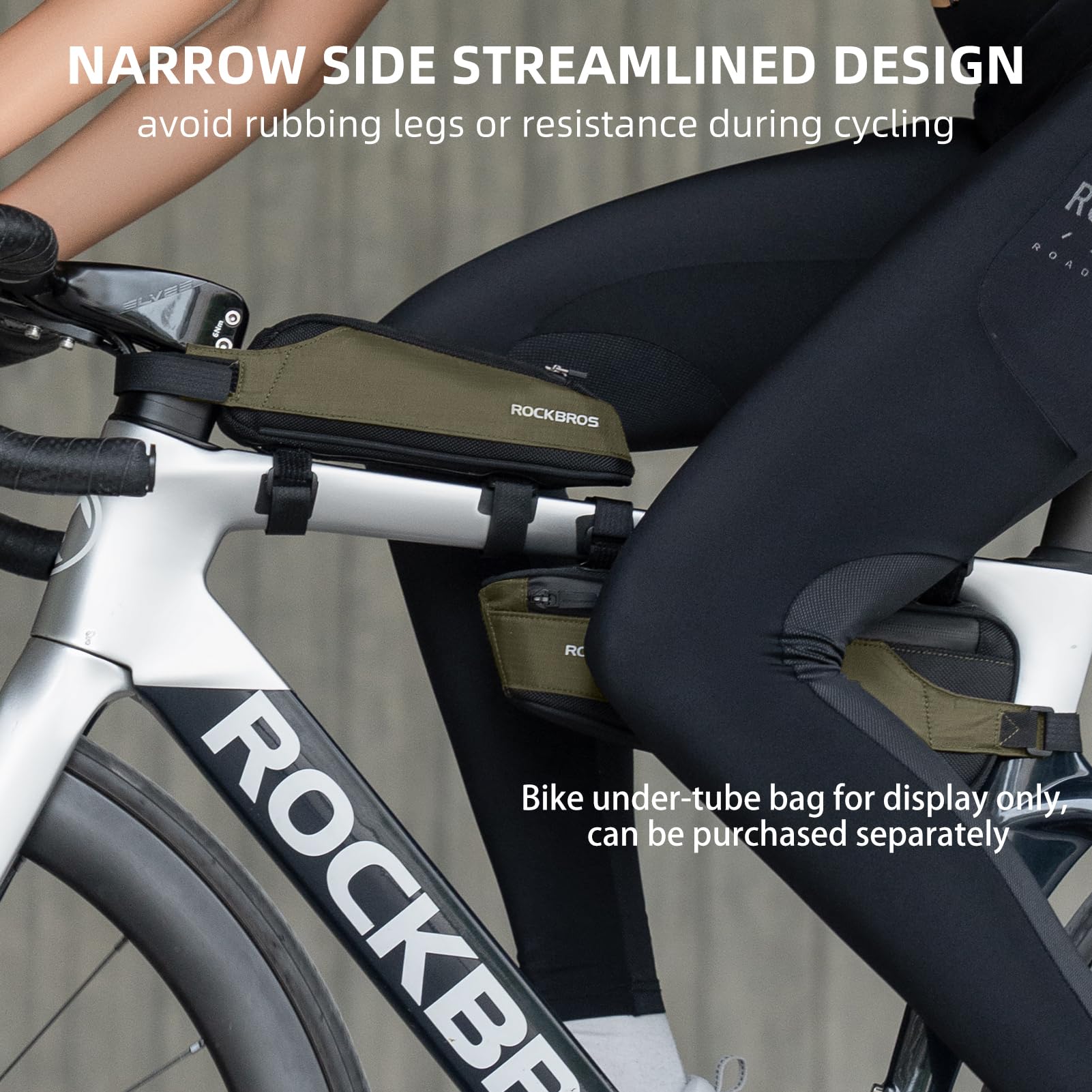 Amazon.co.jp: ROCKBROS 自転車トップチューブバッグ バイクフレーム 