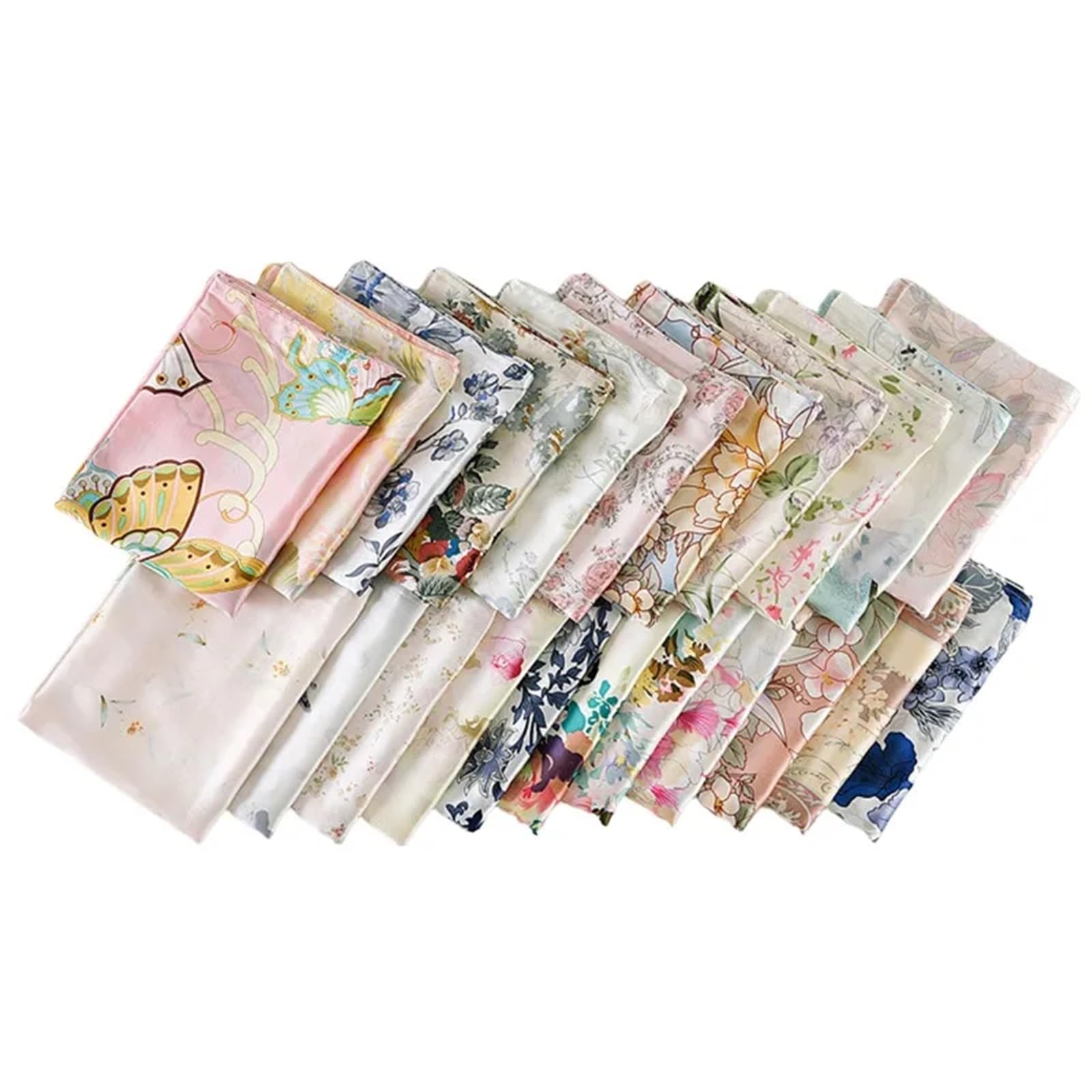 Satin Kissenbezug Seiden-Kissenbezug Oxford, 2 Seiten, Seiden-Kissenbezug, Umschlagrückseite, Bedruckte Farben, Mehrfarbig, viele Größen(Number 4,Queen)