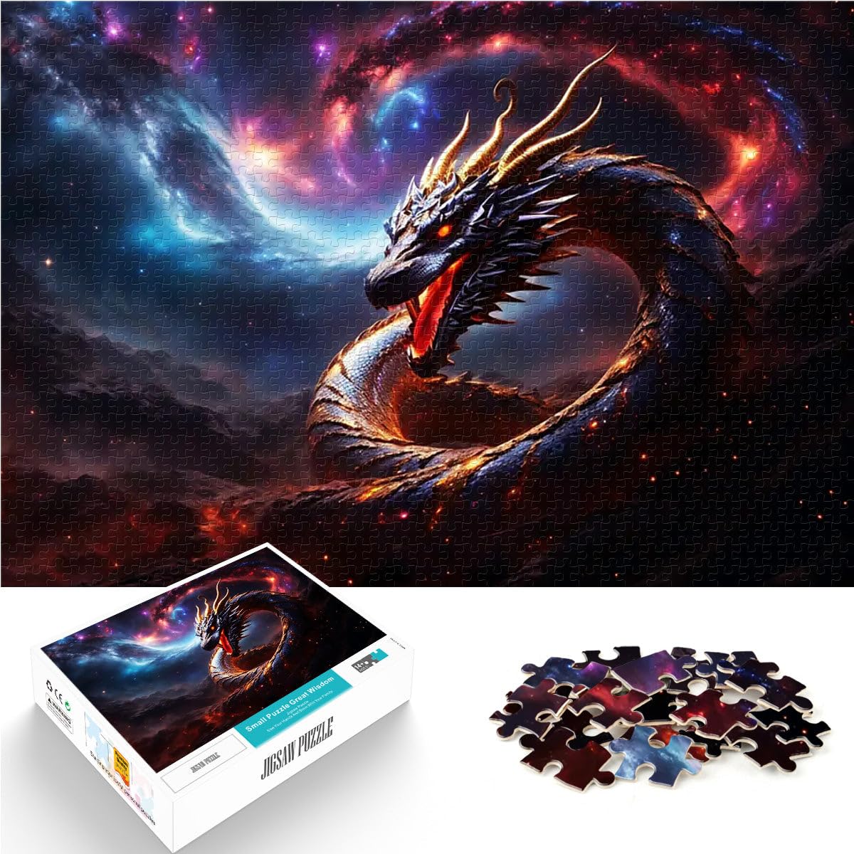 Rompecabezas de 2000 Piezas para Adolescentes Dragon Ball Zenlong Juguetes para aliviar el estrés Regalo de Obra de Arte 70x100cm