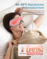 RENPHO Szemmaszírozó Készülék Hőterápiával - 5 Masszázsmód, Bluetooth Zene, Újratölthető - Szemfáradtság, Száraz Szem Enyhítésére, Alvásjaví 3