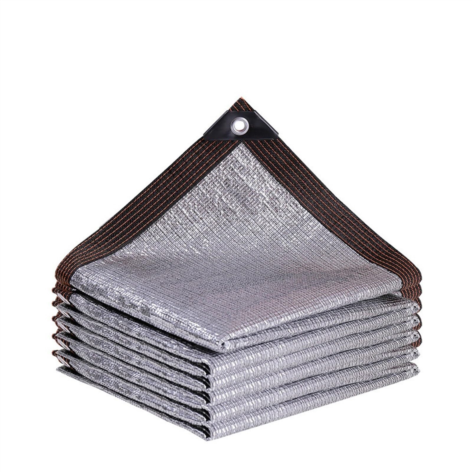 75% 99% blok UV folia aluminiowa siatka przeciwsłoneczna zewnętrzna odblaskowa osłona przeciwsłoneczna dom altanka Prooftop chłodzenie parasolka żagle netto (Color : 99 percent, Size : 4X4meter)