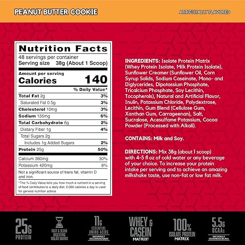Vista 19 de BSN SYNTHA-6 - Bebida aislada de proteína en polvo, helado de vainilla, 4.0 libras (48 porciones)