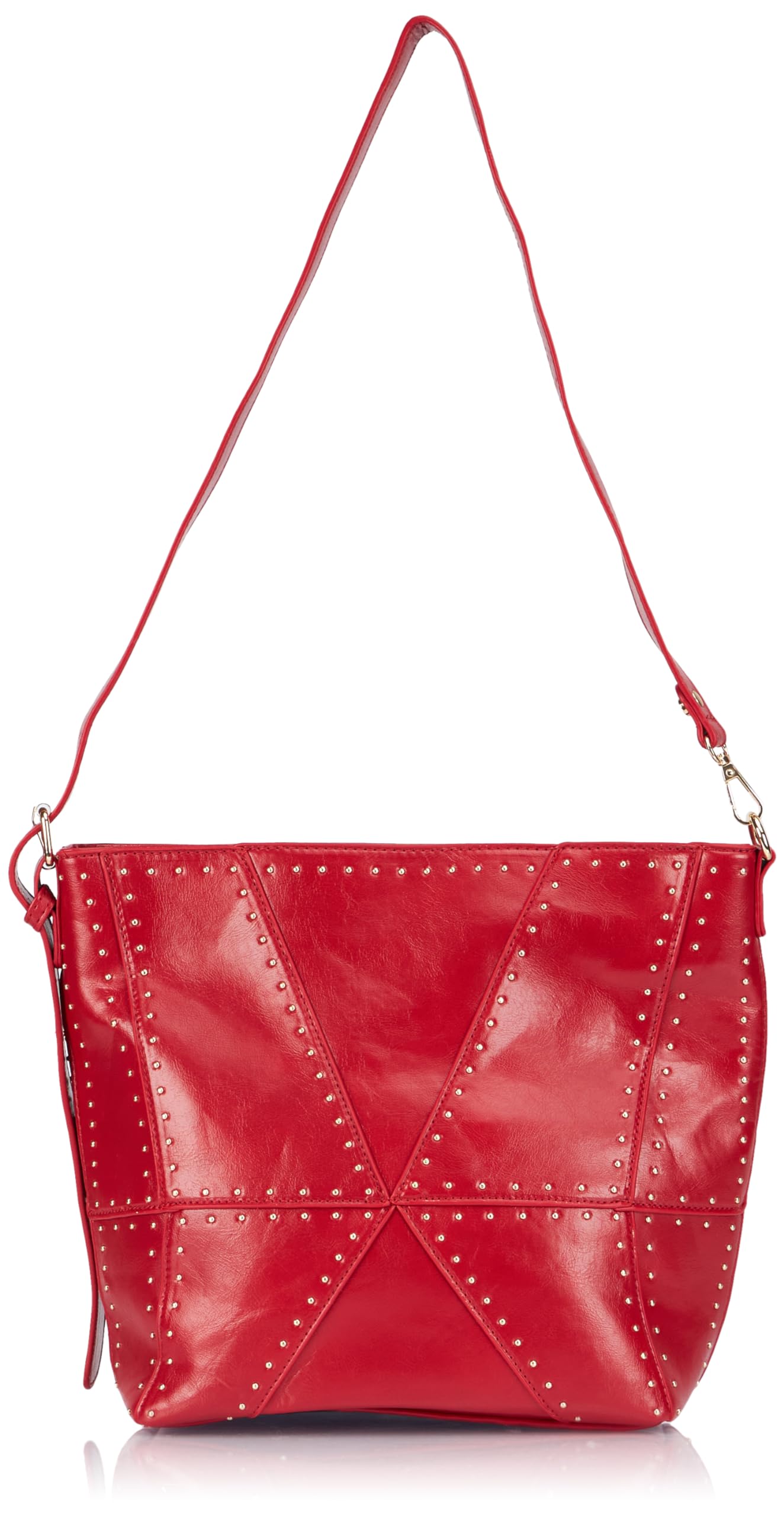 NAEMI Women's Shoulder Bag, DarkRed, One Size