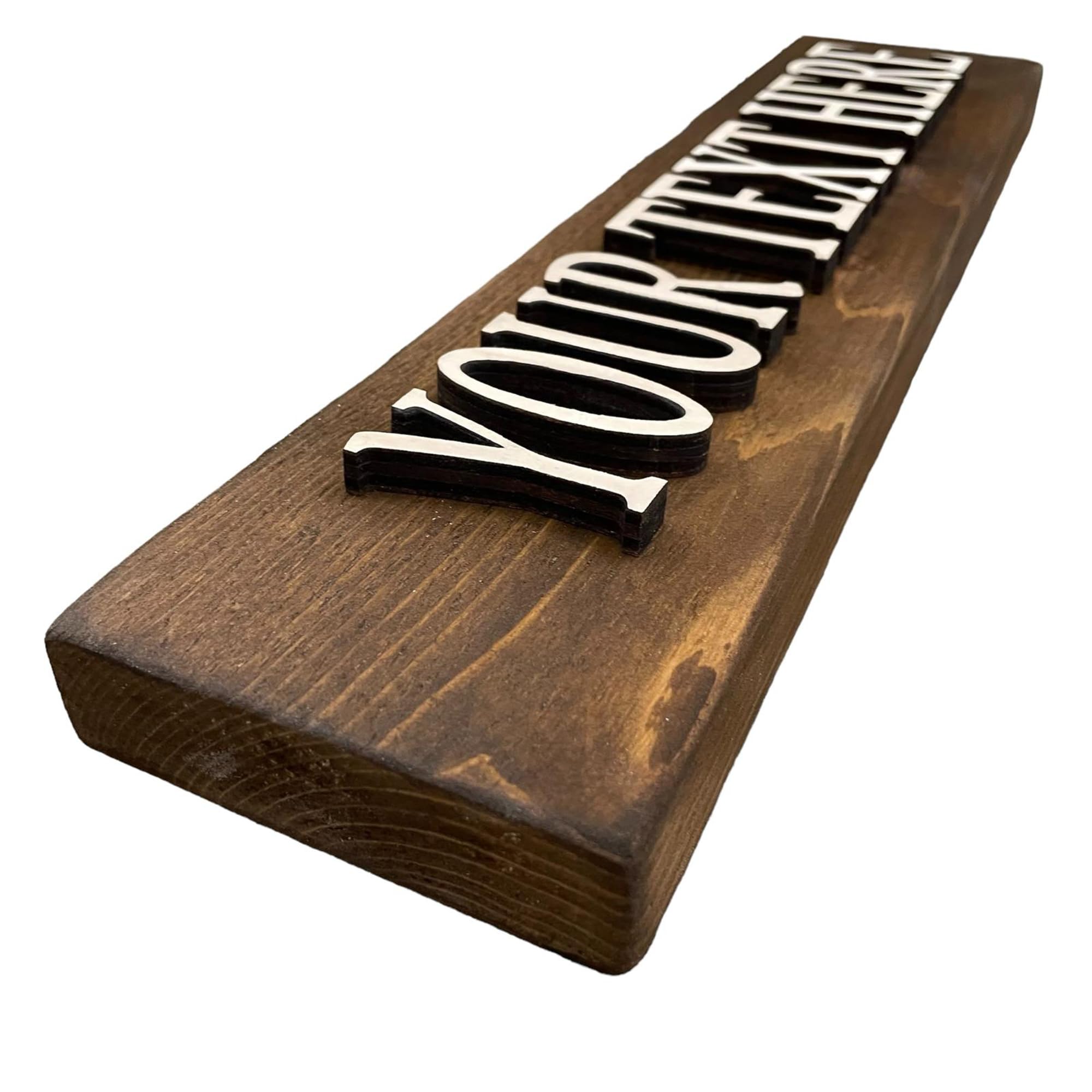 Insegna in legno personalizzata
