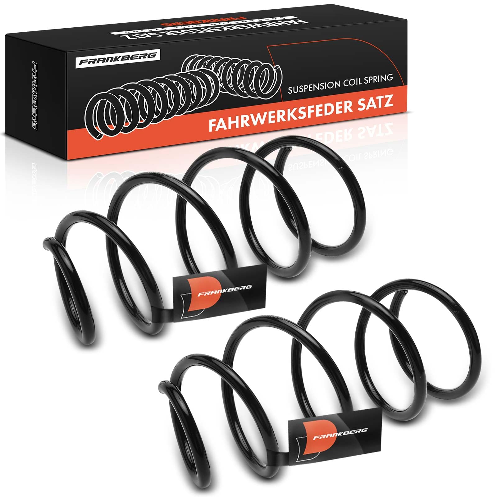 Frankberg 2x Muelles de Suspensión Eje delantero Compatible con Serie 3 E90 320d xDrive 330d xDrive 330xd 335i xDrive 335xi 2.0L-3.0L 2005-2011 Serie 3 Coupé E92 325xi Replace# 31336769916
