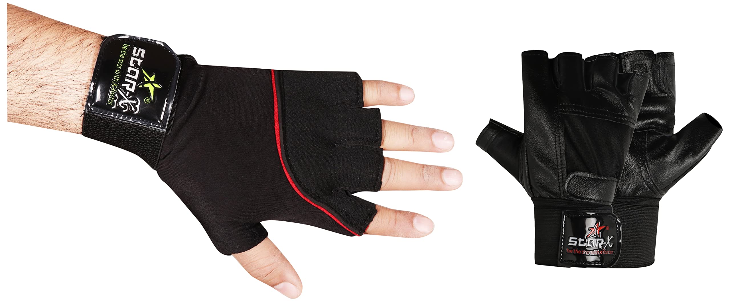 StarX GG-LN-700 Neoprene and Lycra Gym / Exercise_and_Fitness Gloves, Black Beginner Foam Gym Gloves, Adult (Black) (B09SG5JSLQ) Amazon Price History, Amazon Price Tracker
