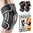 DR. BRACE ELITE Knee Brace with Side Stabilizers & Patella Gel Pads for Maximum Knee Pain Support and fast recovery for men and women-Please Check How To Size Video (Moon, Large)