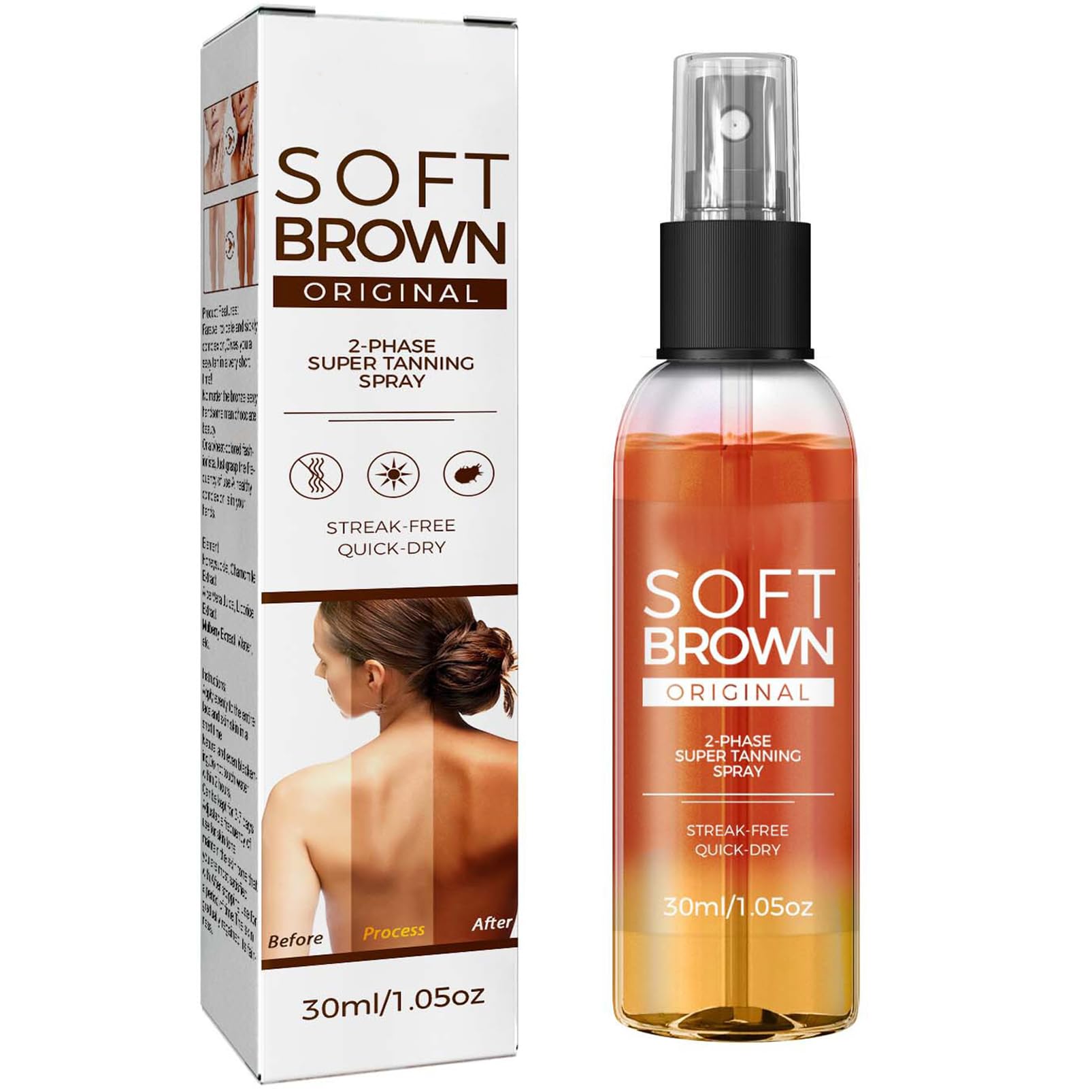 Spray Tan,Instant Tanning Spray for Sunbeds & Holiday,Tan Accelerator