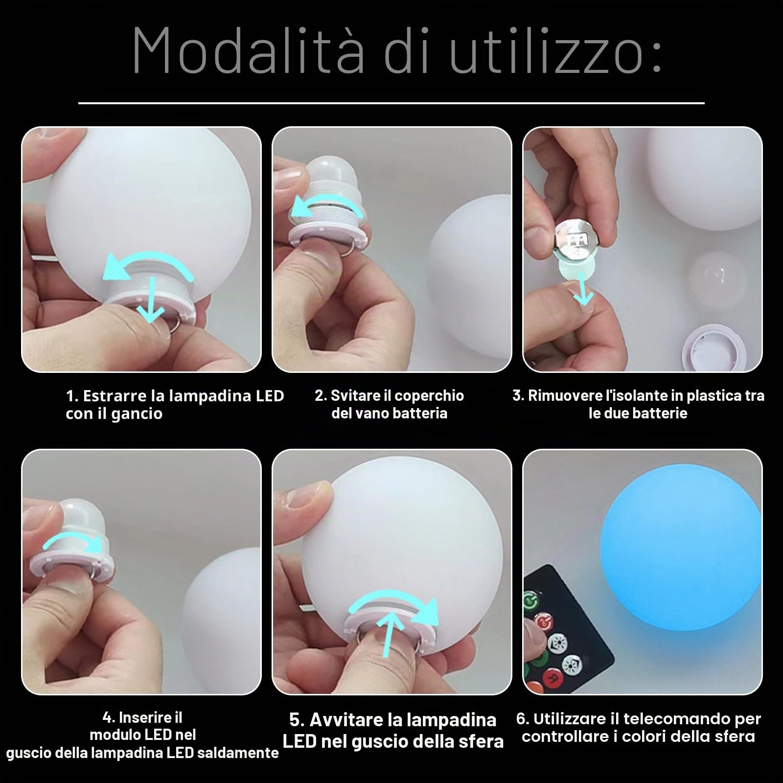 8 luci galleggianti per piscina, con telecomando, 16 colori RGB, illuminazione impermeabile IP65, luci galleggianti per piscina e feste