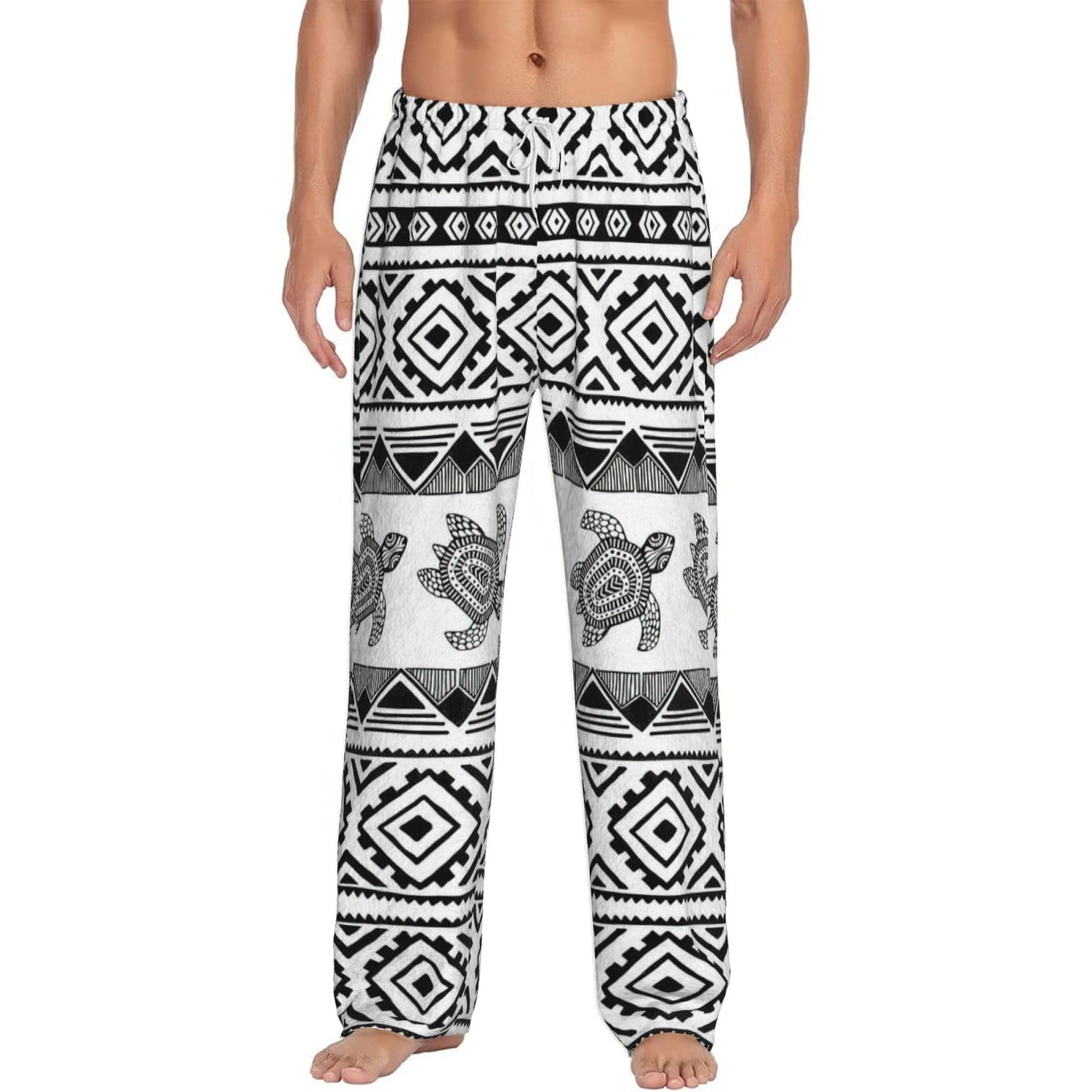 Pantalon de pyjama homme rayé confortable contre la transpiration nocturne - 8