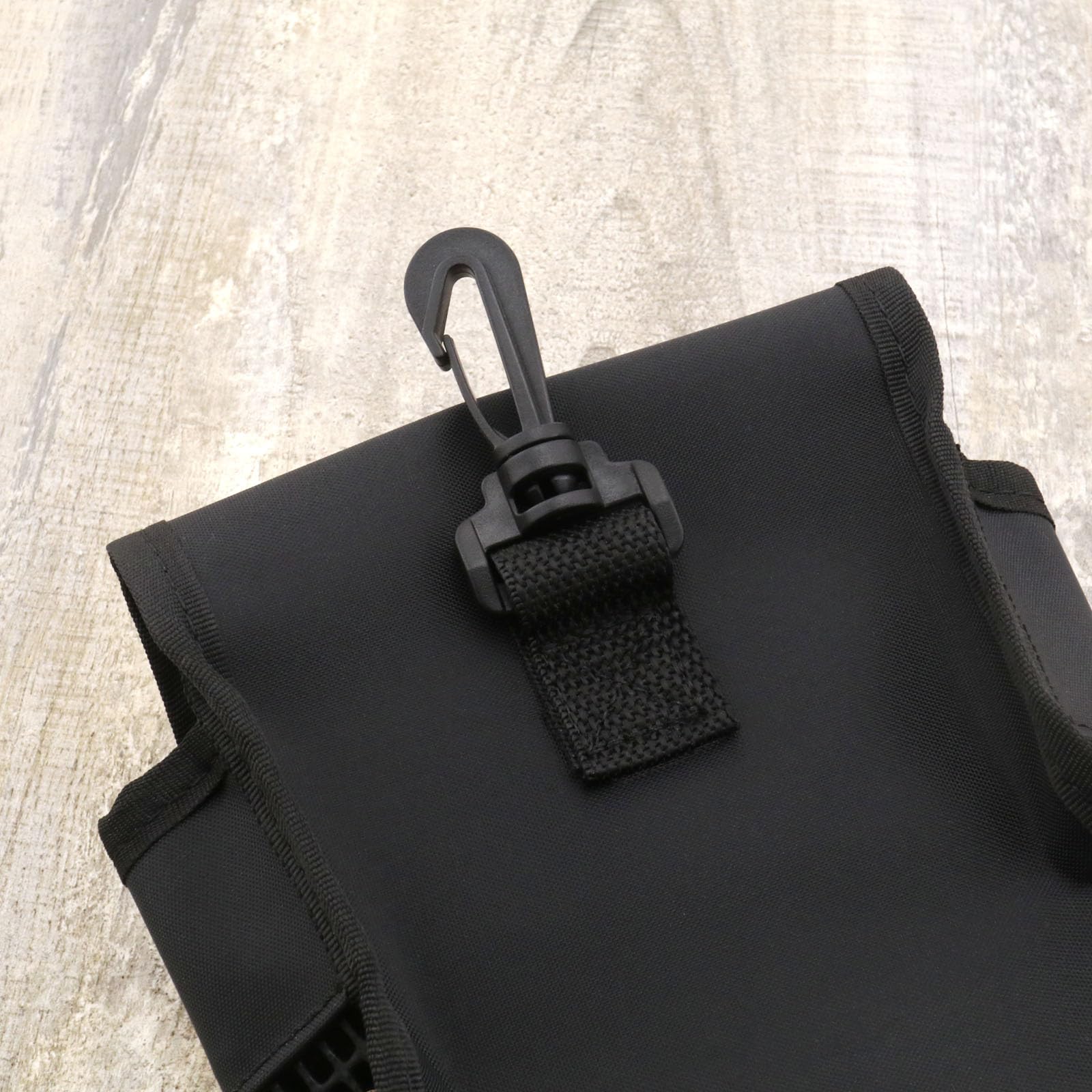 Borsa per immersioni in rete, portatile, resistente, per attività sportive, per attività all'aperto, leggera, con fibbia (nero)