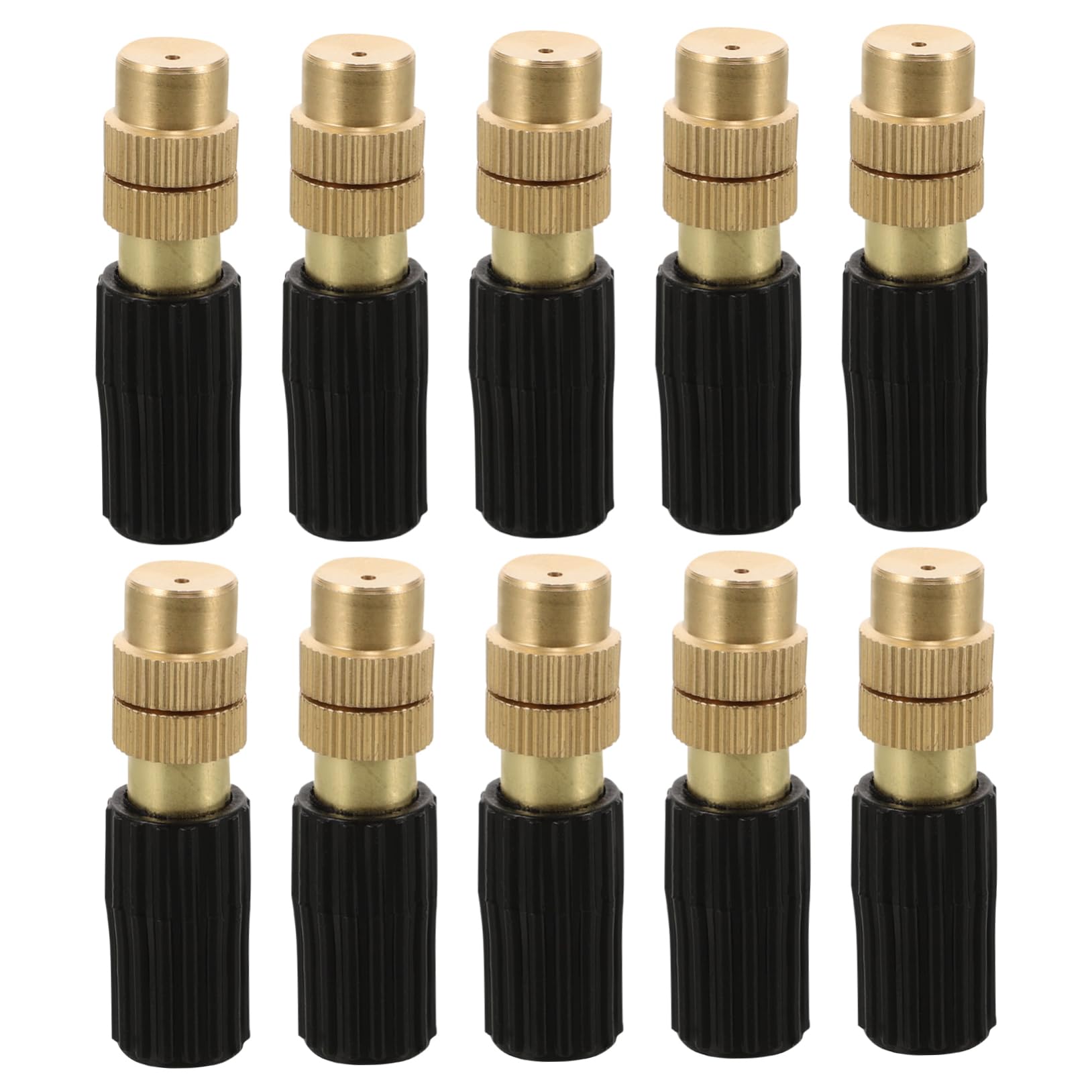 IWOWHERO Misting Nozzle Set 10pcs Garden Drip Irrigation Nozzles for Irrigation Sprinkler Greenhouse and