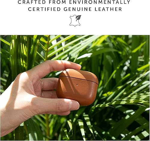 Miniatura 4 de Native Union Funda de cuero para AirPods (3ª generación), hecha a mano, totalmente envuelta, de piel italiana, compatible con cargadores Cuero