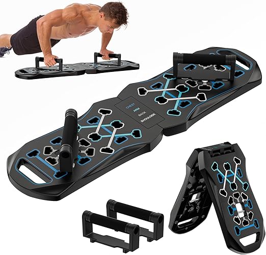 Push Up Board Fitness 15 in 1 Portable Foldable Pushup Board,Home Gym,Portable Exercise Equipment,Professional Strength Training Equipment For Man and Women