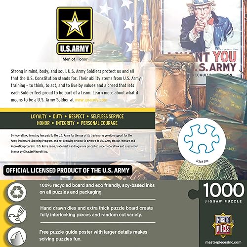 Miniatura 9 de MasterPieces Rompecabezas de 1000 piezas - Marina de los Estados Unidos - 19.25 x 26.75 pulgadas