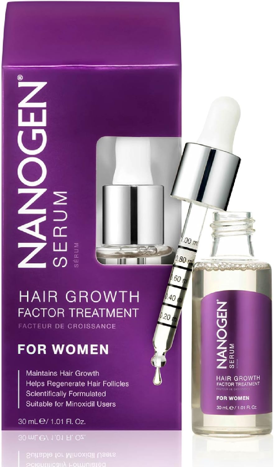 Nanogen Hair Growth Factor Serum for Women Amazon.co.uk Beauty