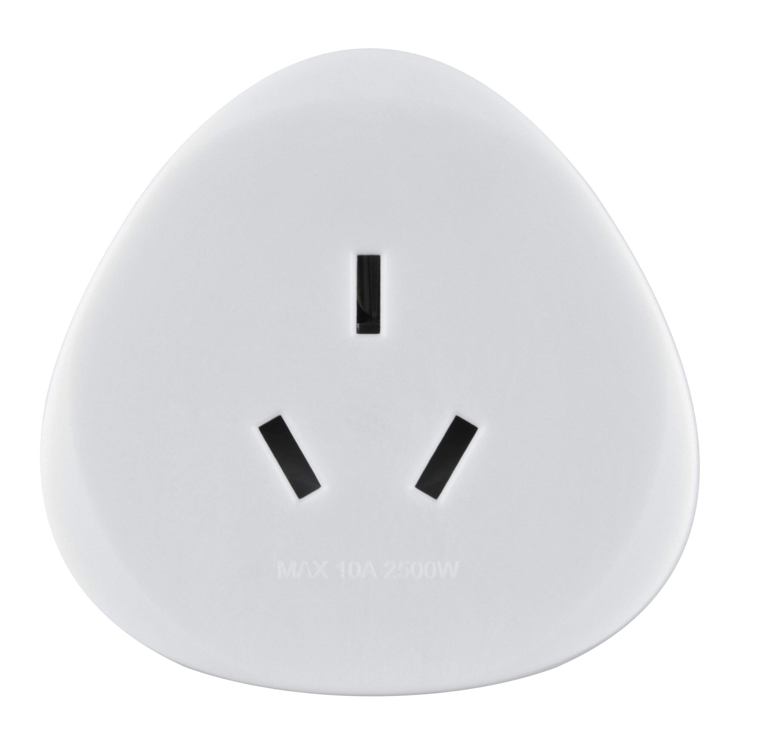 Electraline Adaptateur de voyage Australie Chine vers France Europe blanc