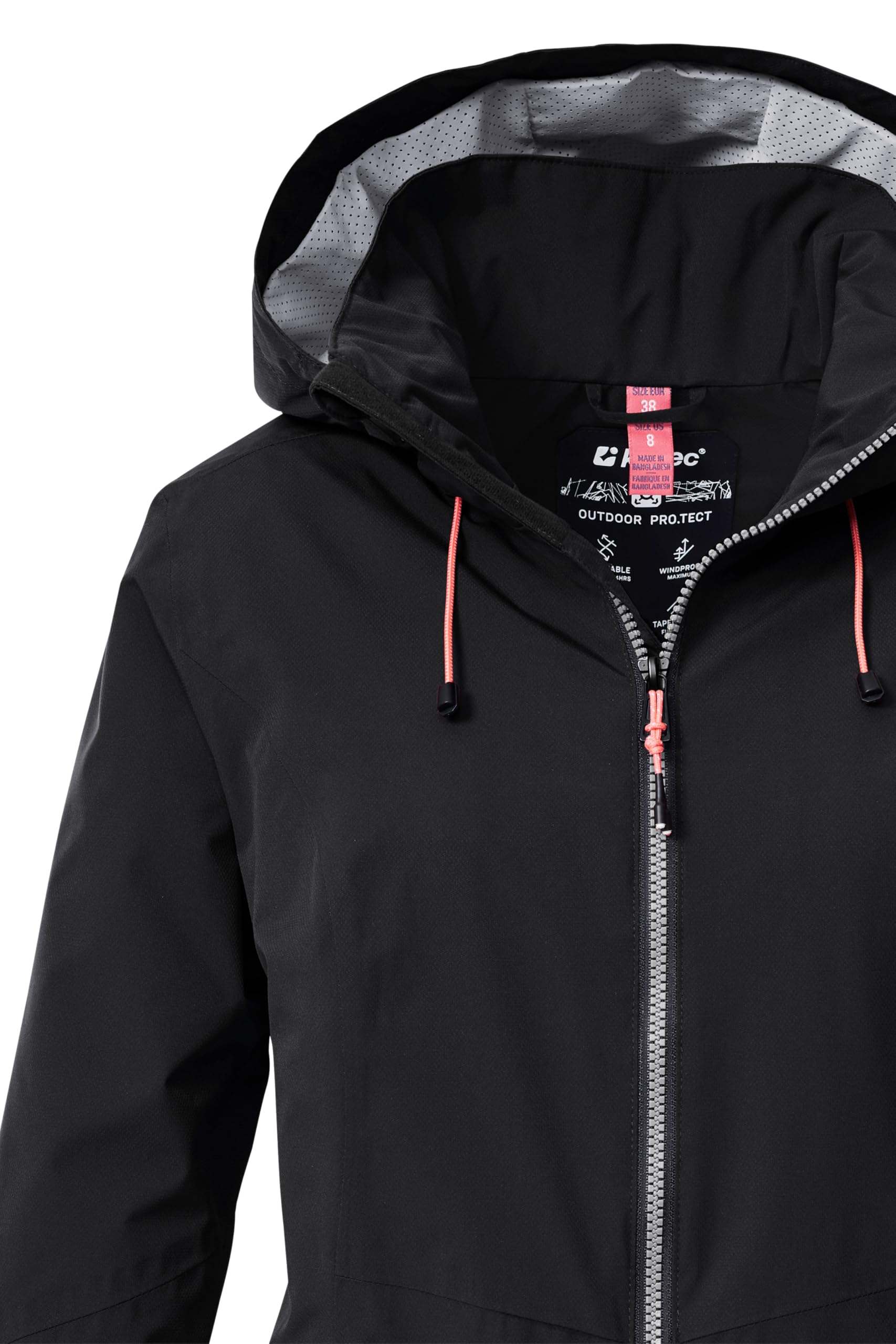 Killtec Damen Regenjacke Ooks 1 Chubasquero/Chaqueta funcional impermeable con capucha Mujer