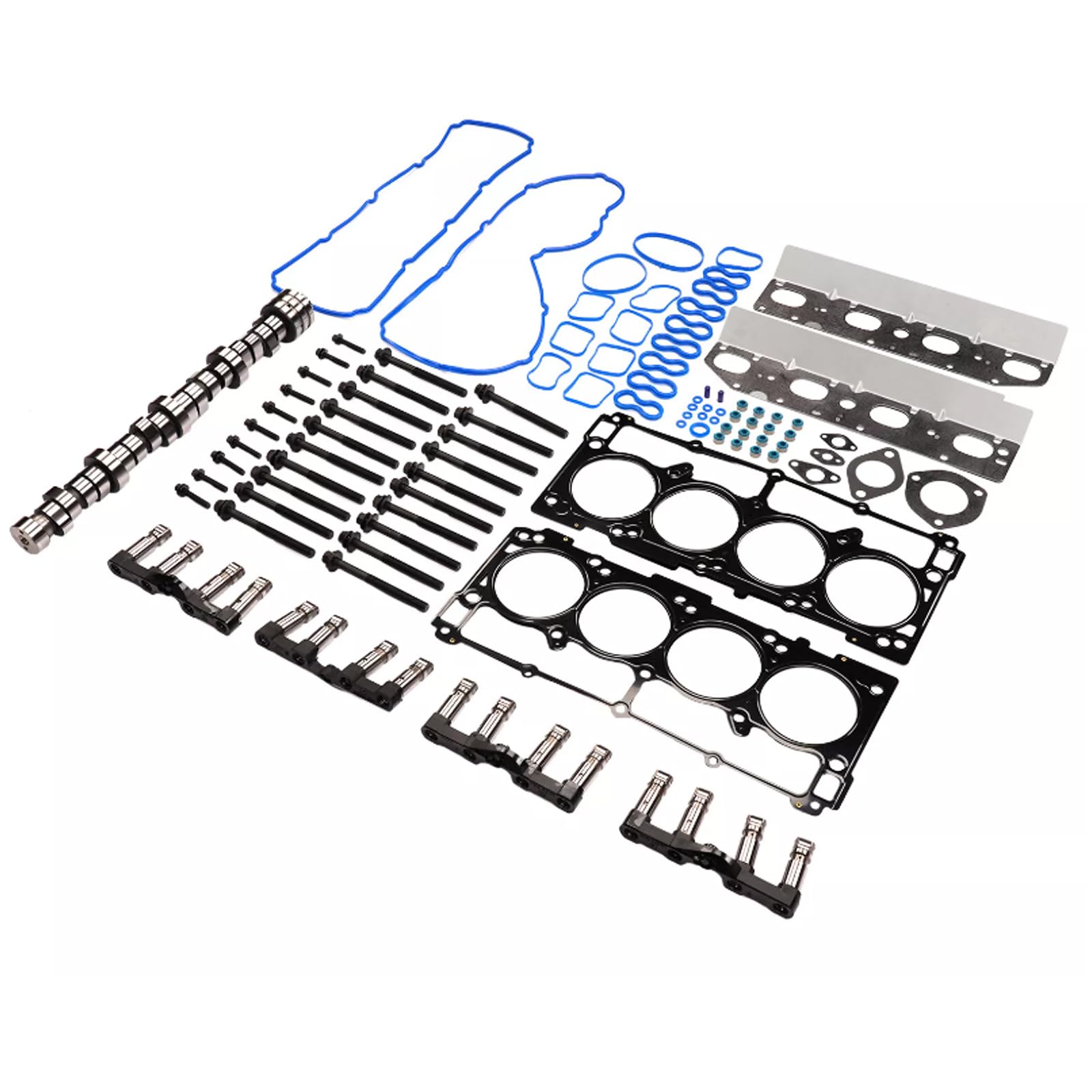 GELUOXI MDS Lifters Camshaft Kit Replacement for 2009-2018 Chrysler 300 Jeep Grand Cherokee Dodge Challenger Charger 5.7L V8 HEMI 53022372AA 53021726AE 53021726AD