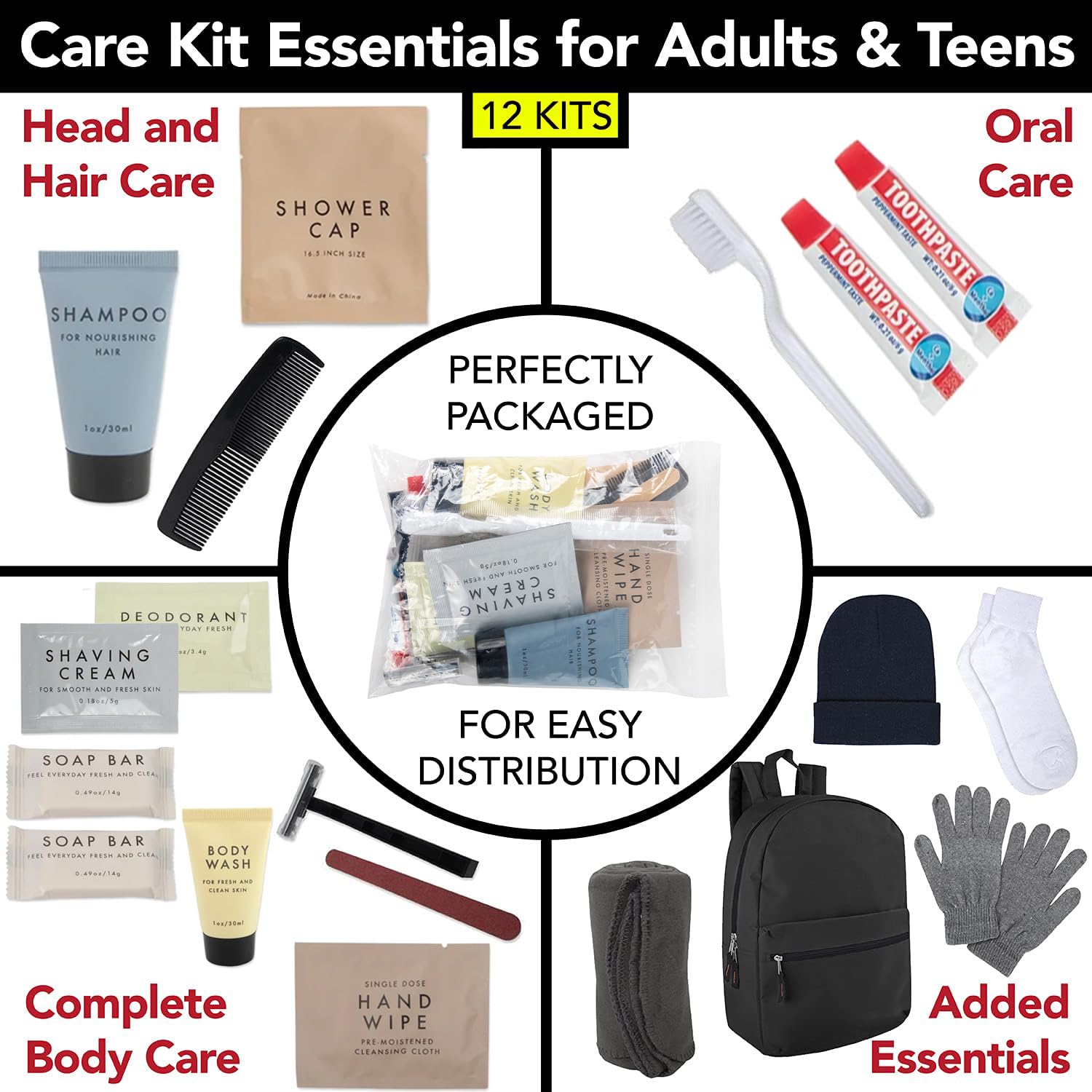 Jecery 160 Pcs Winter Homeless Care Package Supplies Bulk - View #6