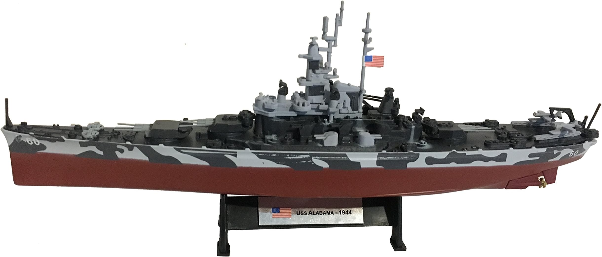 USS Alabama 1944- 1:1000 Ship Model (Amercom ST-23)