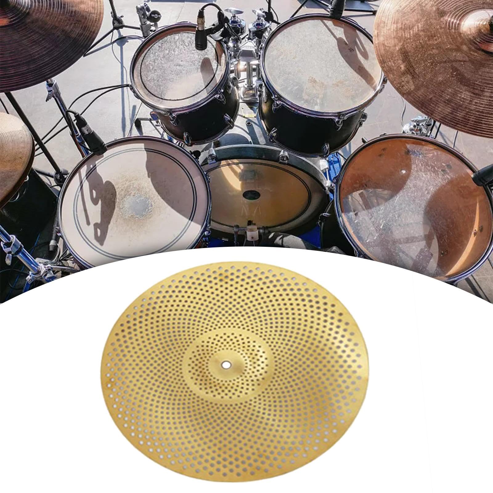 Garende Drum Cymbal Mute for Music Room and Stage Use, 20inch