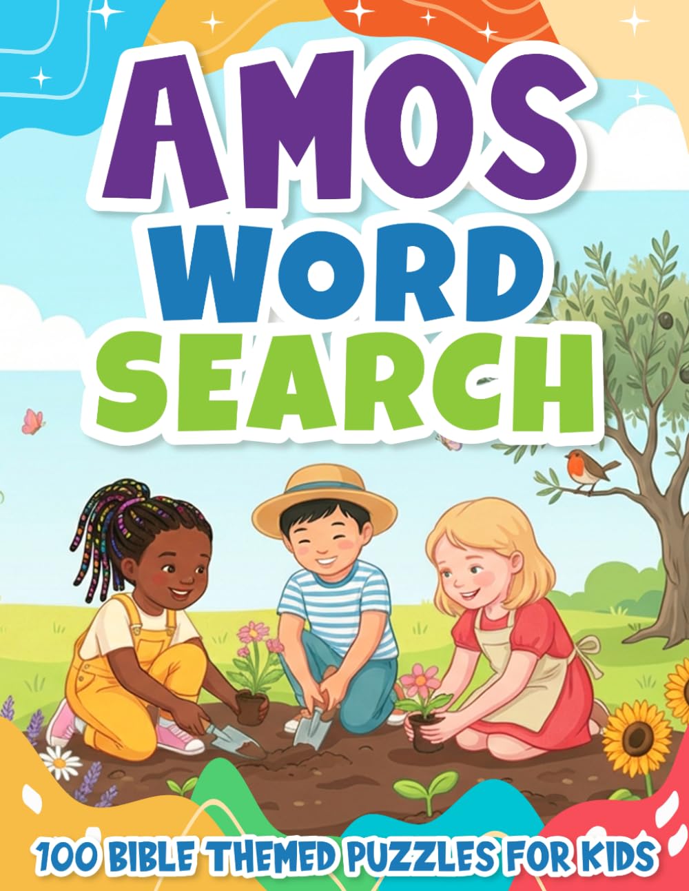 Amos Word Search for Kid (Bible Word Search Series)