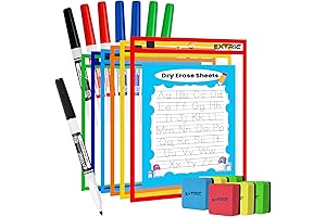 EXTRIC Dry Erase Sleeves 8.5 x 11: Protect and Reuse Paper Documents