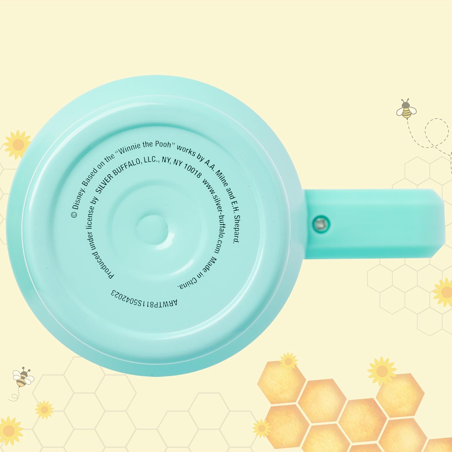 Silver Buffalo Disney Winnie the Pooh “Dreamy Days” Retro Art Double Walled Stainless Steel Tumbler with Handle and Straw, Fits in Standard Cup Holder, 40 Ounces - Image 8