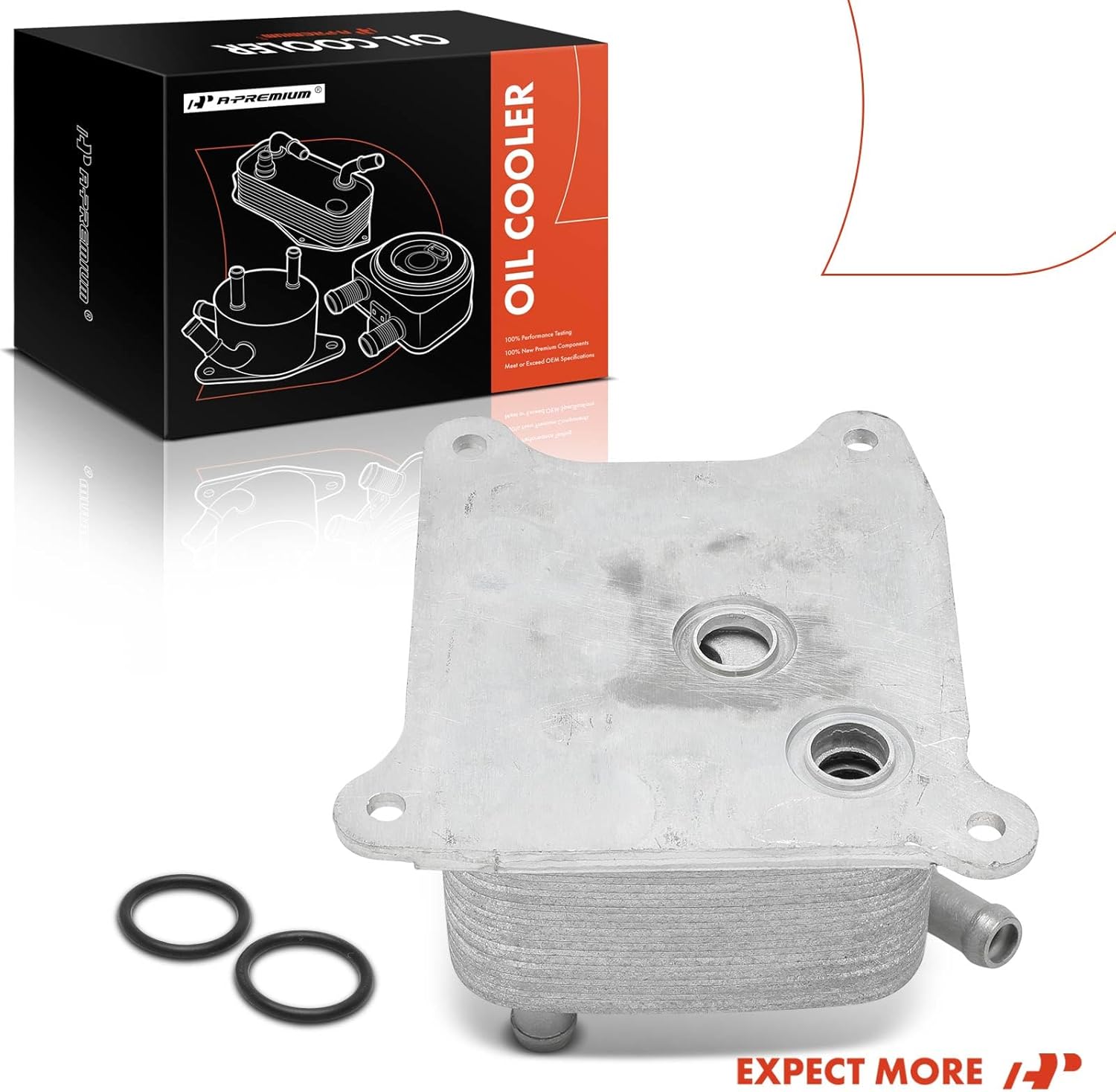 A-Premium Transmission Oil Cooler Compatible with Nissan Versa 2019-2022, Kicks 2018-2022, 1.6L, Automatic Transmission