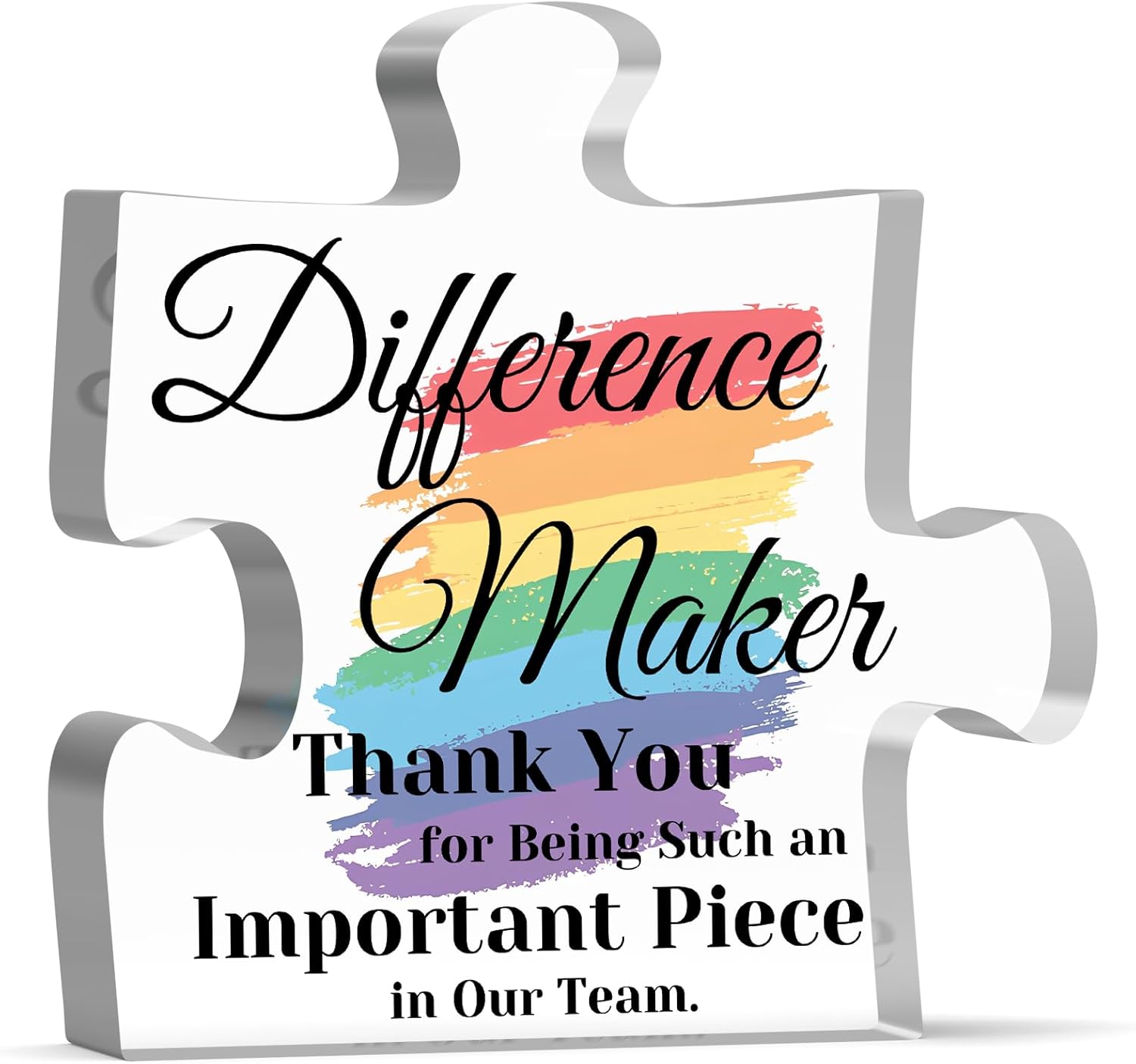 Thank You Gifts for Women Home Office Decor Acrylic Sign Inspirational Gifts for Leader Boss Staff Employee Mentor Coach Manager Coworker Teacher Appreciation Gift Retirement Goodbye Farewell Present