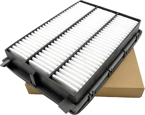 Miniatura 7 de Filtro de aire del motor - Medios sintéticos avanzados | Compatible con Tucson, Sportage | Panel de filtro de aire de alta eficiencia