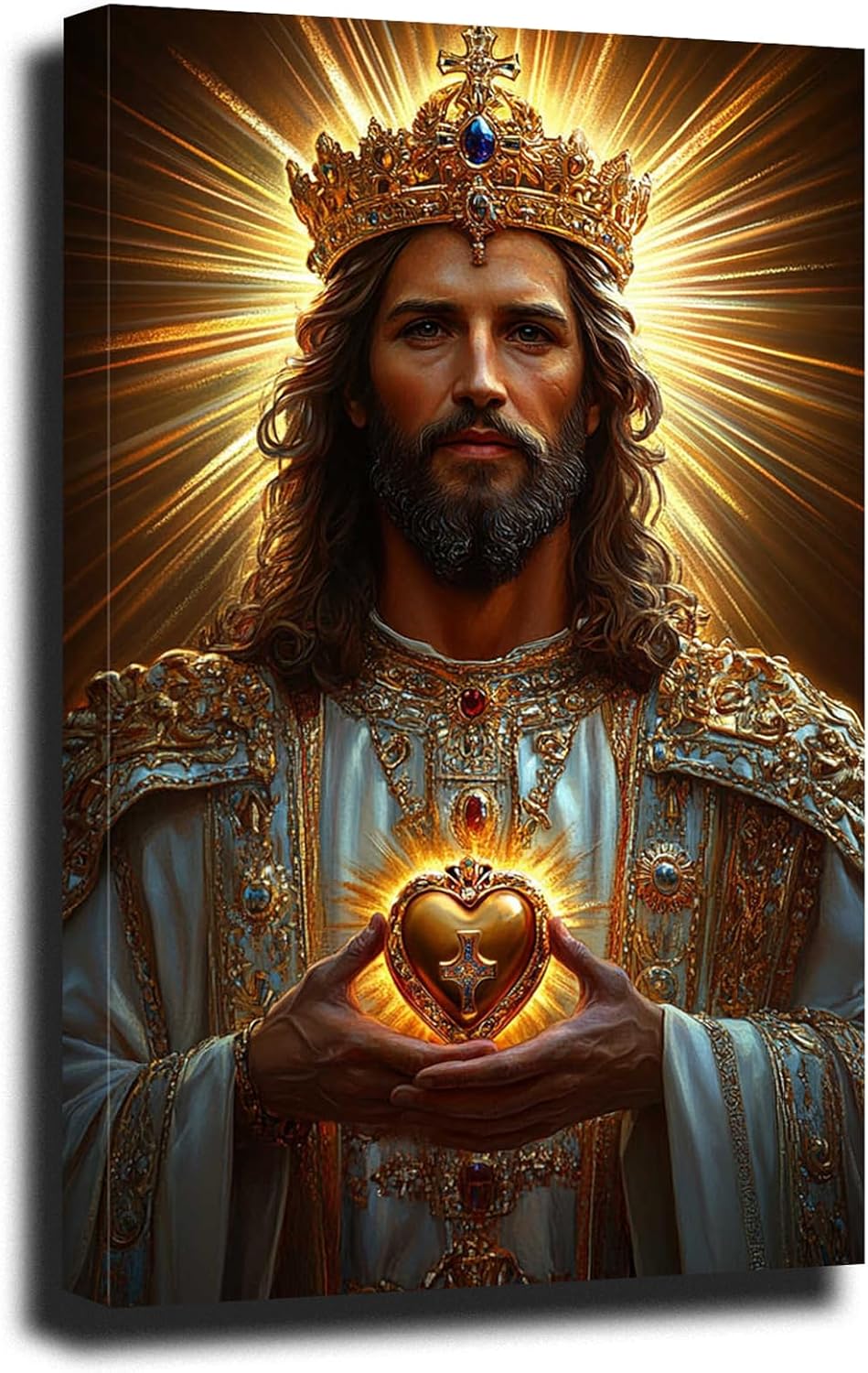 Catholic Art Jesus Sacred Heart Poster Wall Decoration
