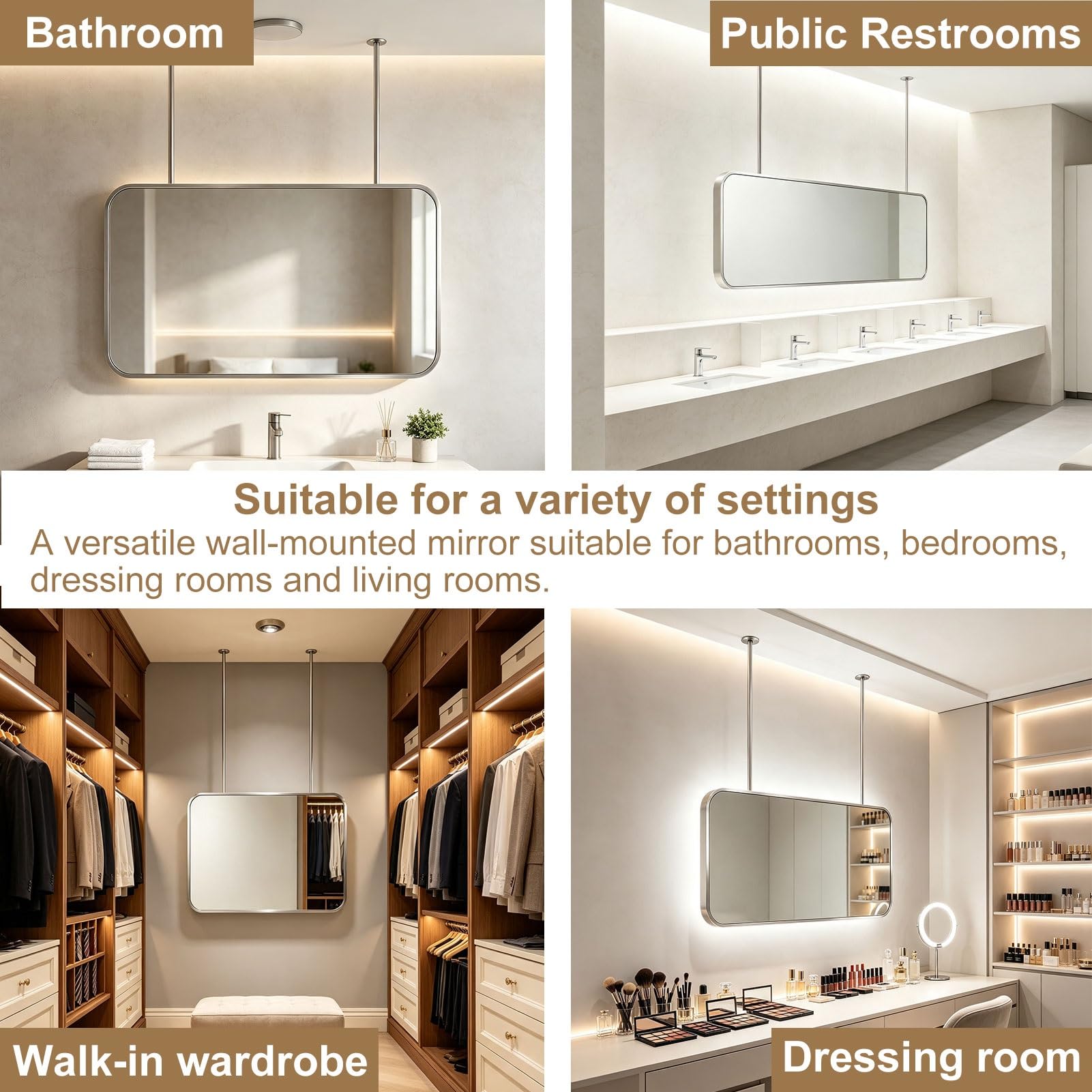 Negozio Specchio decorativo per fattoria dell'hotel montato a soffitto