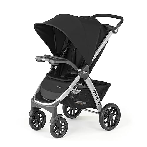 Chicco Bravo - Cochecito de plegado rápido color negro Chicco Bravo - Cochecito de plegado rápido color negro