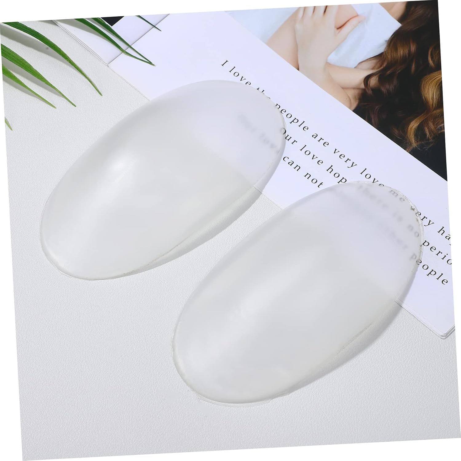 Ipetboom 3pairs Invisible Silicone Shoulder Pads for Women Comfortable Support for Football Shoulder Armor