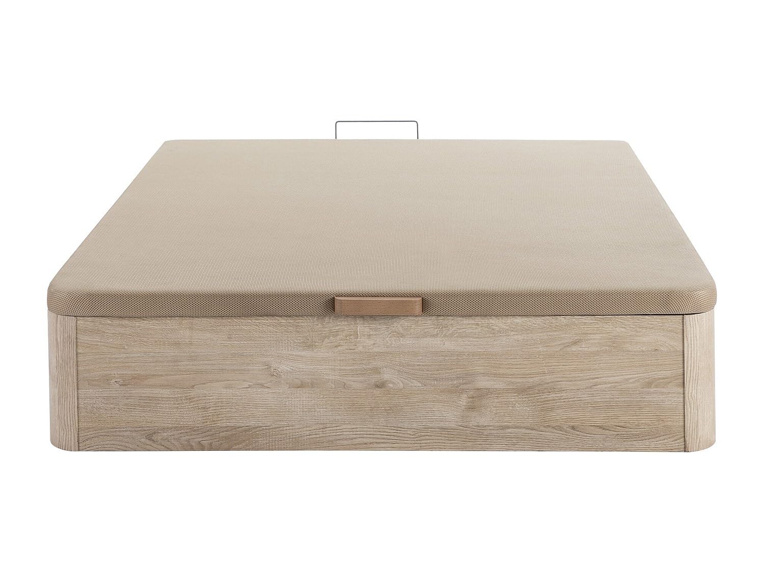 Sommier Coffre HESTIA de DREAMEA Play - Coloris chêne - 160 x 200 cm